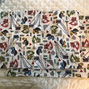 Busy Builder Pottery Barn Kids Standard Pillowcases